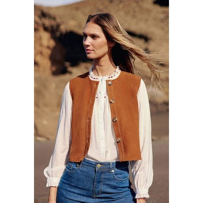 Veste col chemise uni FLORA LA PETITE ETOILE