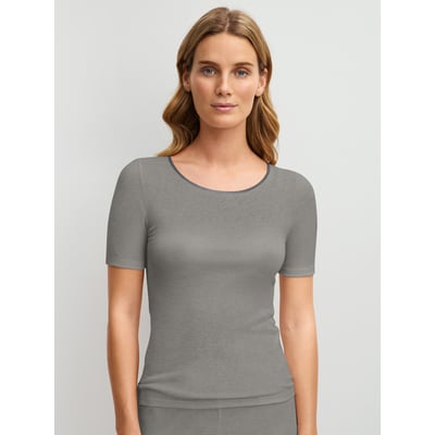 T-shirt manches courtes en laine et soie manches courtes Laine TRUE CONFIDENCE CALIDA