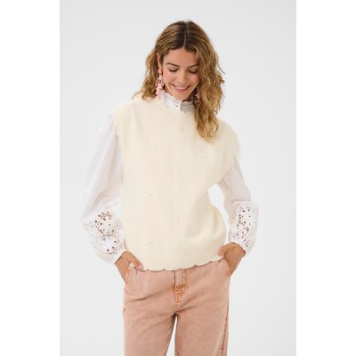 Manteau tricoté CREAM