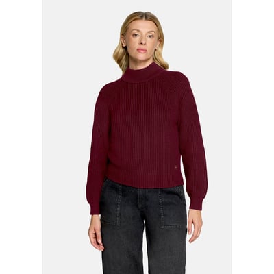 Pull-over en maille à bordures côtelées BETTY & CO