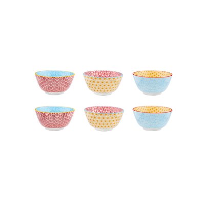 Lot de 6 petits bols en porcelaine, PATTERN BJORN