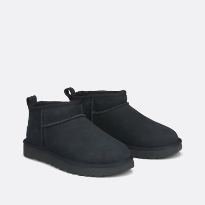 Boots cuir Classic Ultra Mini UGG