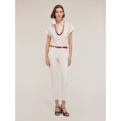 Pantalon carrot modèle Rianne en DRILL de coton MOTIVI