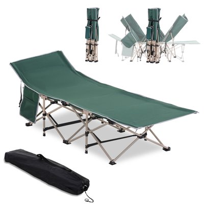 Lit de camp camping pliable max. 150 Kg sac inclus acier oxford OUTSUNNY