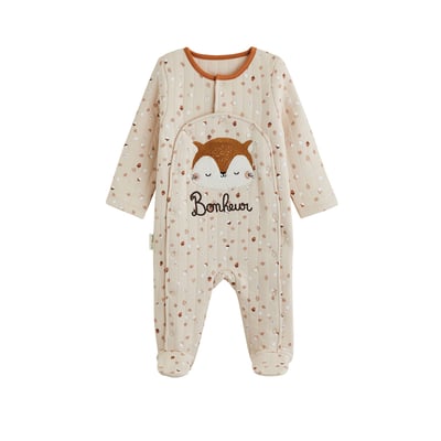 Pyjama bébé matelassé ouverture pont Caramel PETIT BEGUIN