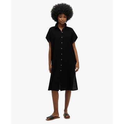 Robe chemise mi-longue oversize SUPERDRY