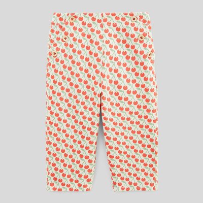 Pantalon taille élastique imprimé en coton BIO GOTS BOUT'CHOU