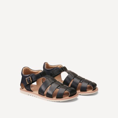 Sandales fermées en cuir LA REDOUTE COLLECTIONS
