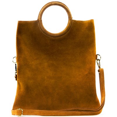 Sac à main et bandoulière en cuir nubuck italien CHARLOTTE OH MY BAG
