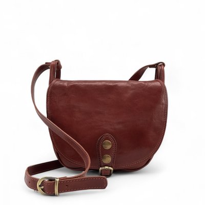 Sac bandoulière en cuir italien lisse LITTLE VERLAINE OH MY BAG