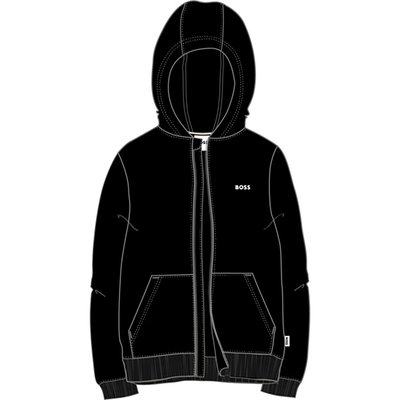 Sweat-shirt zippé à capuche BOSS KIDSWEAR