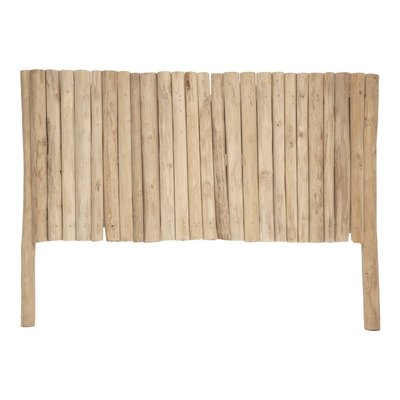 Tête de lit en teck brut pour sommier 160cm JAYDEN ATMOSPHERA