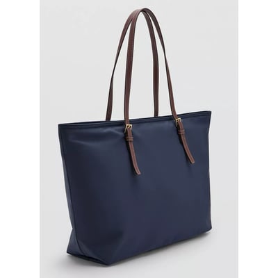 Sac cabas détail boucles MANGO