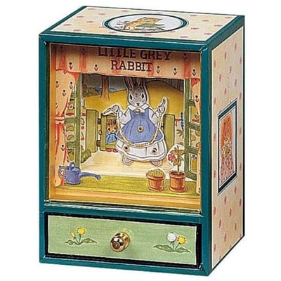 Mini dancing musical Little grey rabbit TROUSSELIER