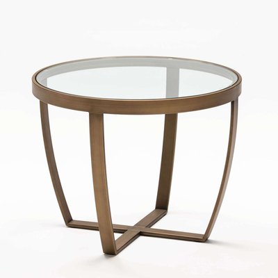 Table d'appoint en verre rond, Arealonga RECOLLECTION