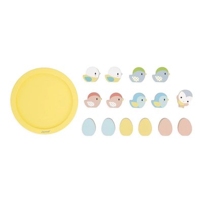 Jeu empilable et d'équilibre Oiseaux Pure JANOD