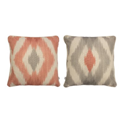 Lot de 2 housses de coussin FORMENTERA CARRÉ NAF NAF HOME