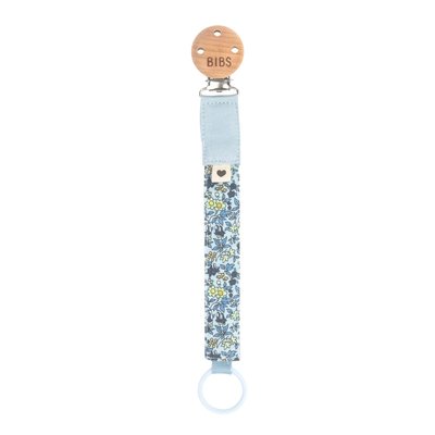 Attache-sucette Bibs x Liberty Chamomile Lawn Baby Blue Bibs