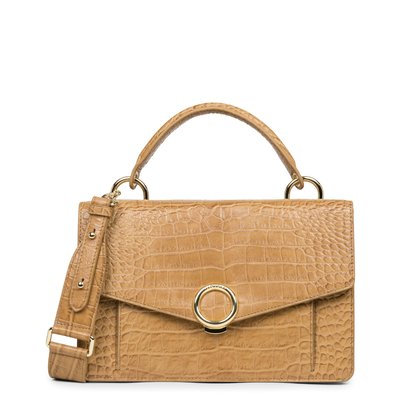 Sac à main MUSE CROCO SEQUOIA