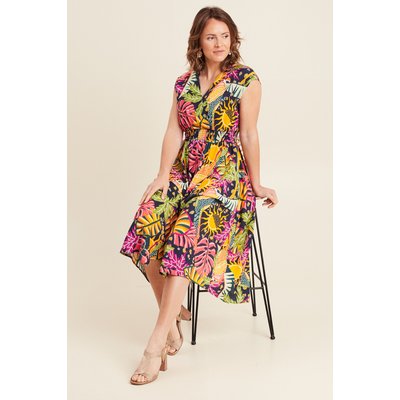 Robe longue évasée sans manches BREAL