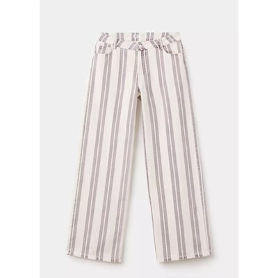 Jean droit rayures MANGO TEEN