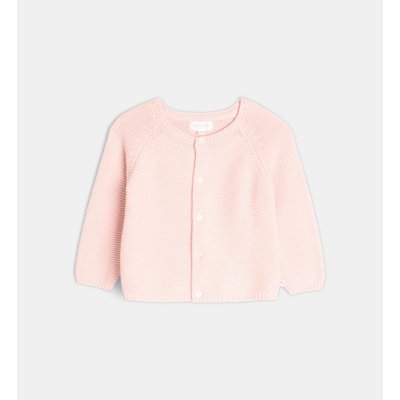 Gilet tousse maille mousse coton bio CADET ROUSSELLE