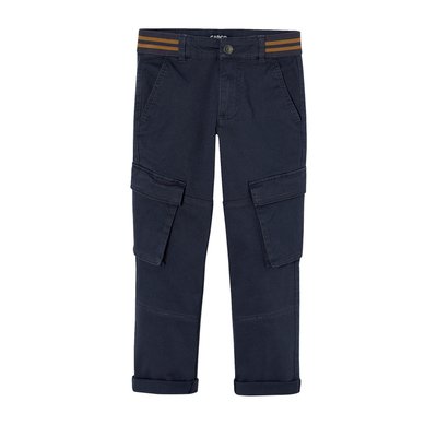 Pantalon cargo droit MorphologiK tour de hanches fin VERTBAUDET
