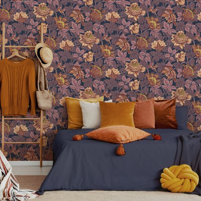 Papier peint  Fleurs Vintage SUBLIME