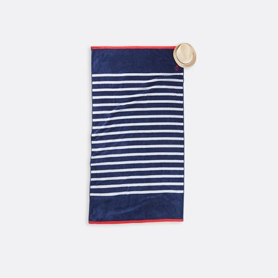 Toalla de playa de terciopelo 420 g/m2, Marinière&n LA REDOUTE INTERIEURS