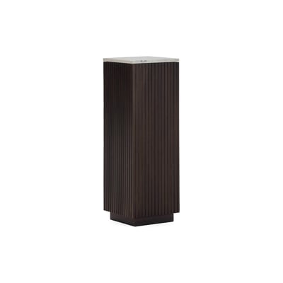 Colonne décorative en bois et marbre RECOLLECTION
