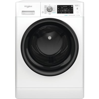 Lave linge séchant hublot FFDB1174489BVFR - 11/7 kg - 1400 tr/min - Classe C - Moteur induction WHIRLPOOL
