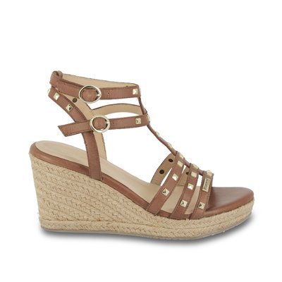 Espadrilles compensées cuir Lili LES TROPEZIENNES PAR M BELARBI