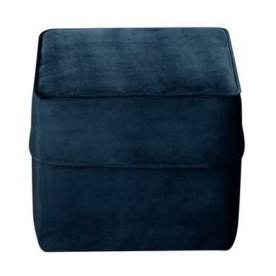 Pouf carré velours - OSCAR CAMIF EDITION