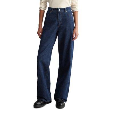 Jeans modèle Tomma large en denim rigide bleu foncé MARC O’POLO DENIM