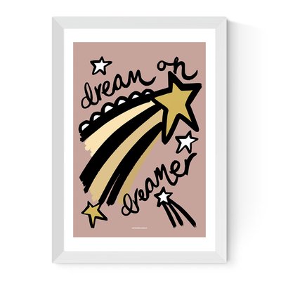 Dream Pink by Wonder and Rah Print EAST END PRINTS
