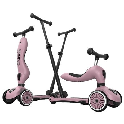 Porteur évolutif en trottinette Highwaykick 1 Push&Go Beige SCOOT AND RIDE