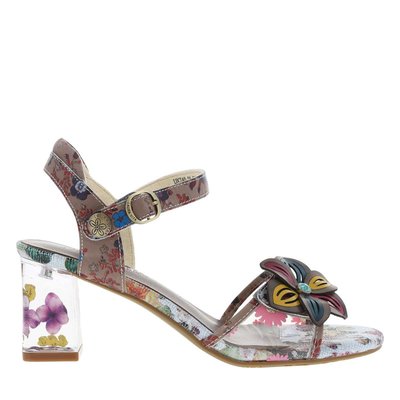 Sandales cuir talon carré LAURA VITA