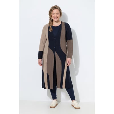 Cardigan long en coton bio ULLA POPKEN