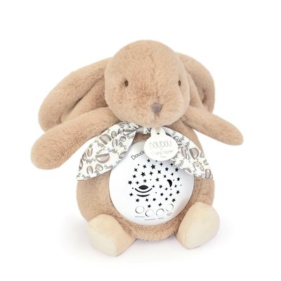Veilleuse musicale lapin avec projection DOUDOU ET COMPAGNIE