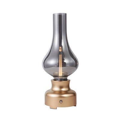 Lampe à poser en verre industrielLED LINDBY