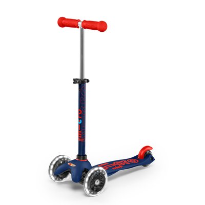 Trottinette 3 roues Mini Micro Deluxe  Marine LED MICRO MOBILITY