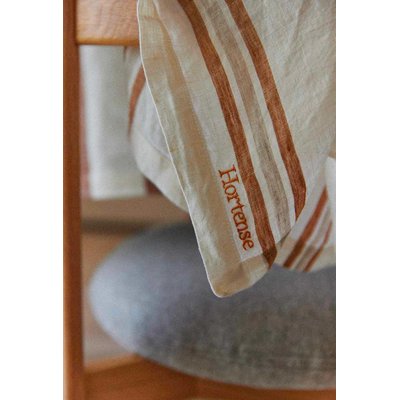 Serviette en lin lavé rayé, Les Essentiels GABRIELLE PARIS
