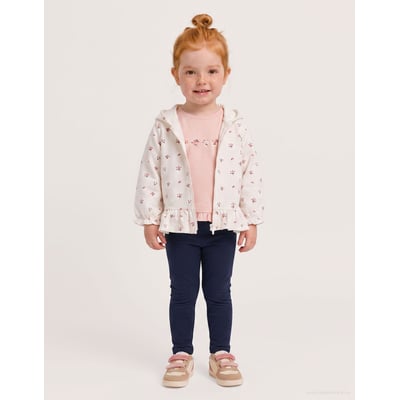 Ensemble de jogging 3 pièces en coton avec imprimé floral ZIPPY