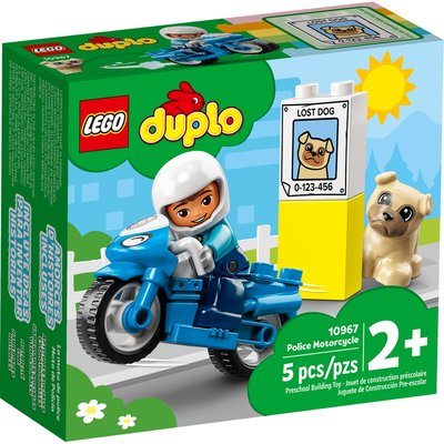 La moto de police LEGO