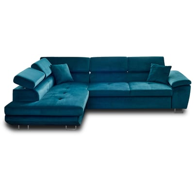 Canapé d'angle gauche convertible 5 places, DIMAS BEST MOBILIER
