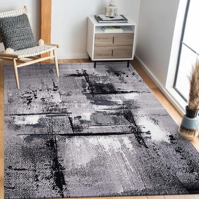 Tapis salon et chambre tissé motif abstrait AF1 TABLO UN AMOUR DE TAPIS