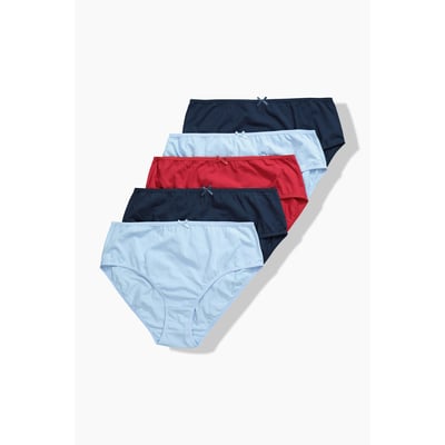 Lot de 5 culottes midi, 5 coloris différents ULLA POPKEN
