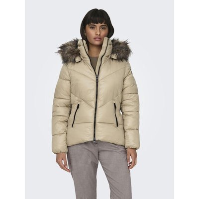 Doudoune avec fourrure couleur new arrivals