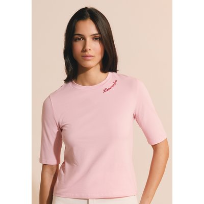 T-shirt en coton brodé manches coudes A SIMONE ETAM