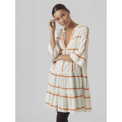 Robe blouse blanche La Redoute